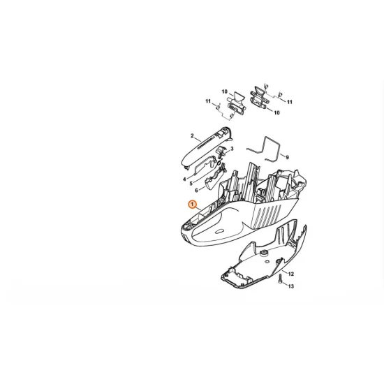 STIHL  Korpus rękojeści 4851 791 1002